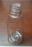 Бутылка 100мл прозрачная круглая+крышка (300шт, 8кг, ДШВ85*75*80)(ВД 113х47мм)
