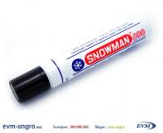 маркер Snowman перманентный большой толстый красный 10мм