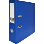 папки-регистраторы формата A4, ширина корешка 8 см, синего цвета