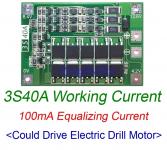 [10747] Плата ограничения заряда/разряда BMS 3S/ 40A для литиевых батарей типа 18650