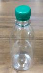Бутылка 330мл прозрачная круглая+крышка (300шт,ДШВ 60*45*110, 6,8кг)(ВД 144х60мм)