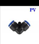 Штуцер-соединение быстросъем PV10(угол) 10мм шланг