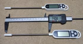 Термометр-щуп TP-300 от-50град до +300град\ точность 0.1град\батарейка не в комплекте LR44x1,5Vx1шт