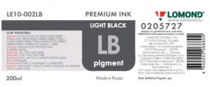 Чернила Eps PRO LBk/Grey 0,2L L0205727 LE10-002Gr Pigm UltraCrome