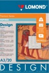 Бумага дизайнерская 230g, A3, 20л, Lomond 0930032, глянцевая "Мозаика/Mosaic"